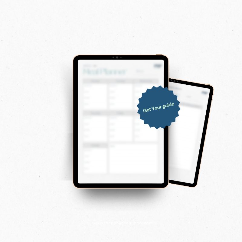 مخطط الوجبات الأسبوعي